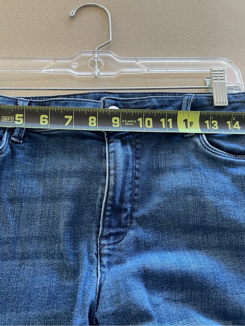 J. Jill authentic fit slim ankle Straight Leg Jeans in Dark Blue - Picture 4 of 5